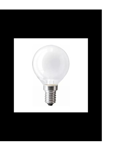 General Electric incandescente esferica mate...