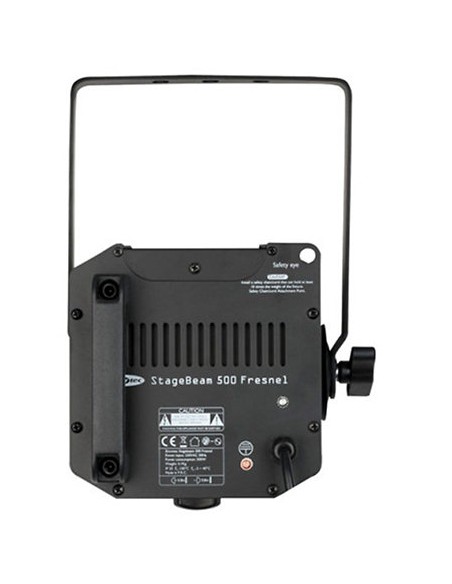 Showtec 30720 foco teatro fresnel 300/500w color negro