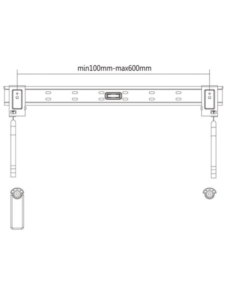 Velleman wb027 Soporte pared pantalla plana 37-70" 50 kg