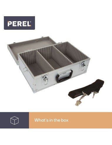 Perel maletin porta cd 60 Unidades
