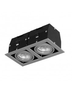 Ilumisa cardan 50 titanio 2X50w mr16