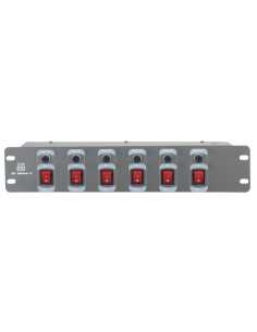 Mesa 6 Interruptores Showtec color negro