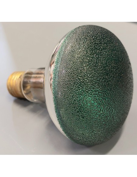 Elva bombilla incandescente r80 craquele verde 220v 100w E27