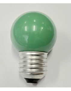 Prilux incandescente esferica verde opal 240v15w E27
