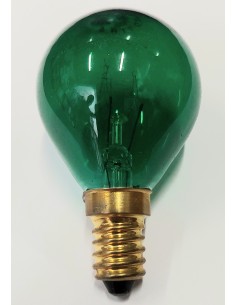Prilux incandescente esférica verde transparente 220v 15w...