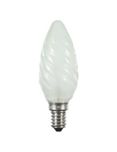 Sylvania incandescente vela rizada opal 230v 25w E14