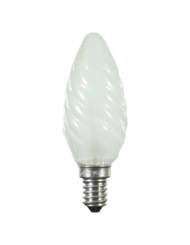 Sylvania incandescente vela rizada opal 230v 25w E14
