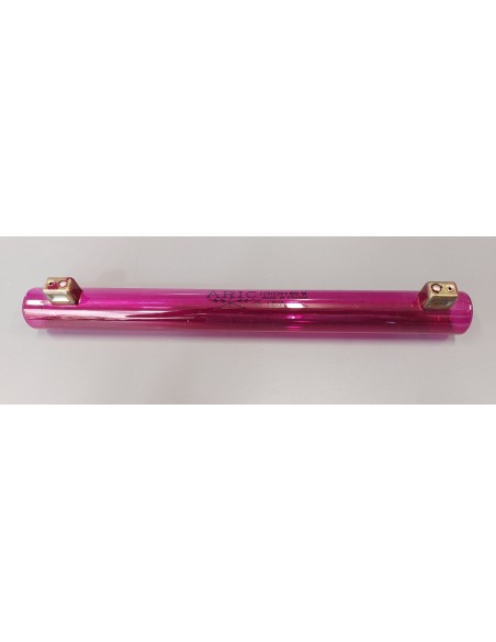 Aric linestra 30cm color rosa transparente 220v 60w S14s 2 casquillos