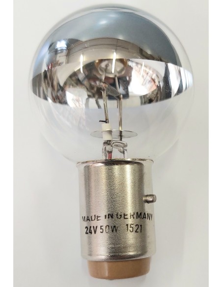 Ovalamp 936009 bombilla esférica cúpula plata 24v 50w Bax22d