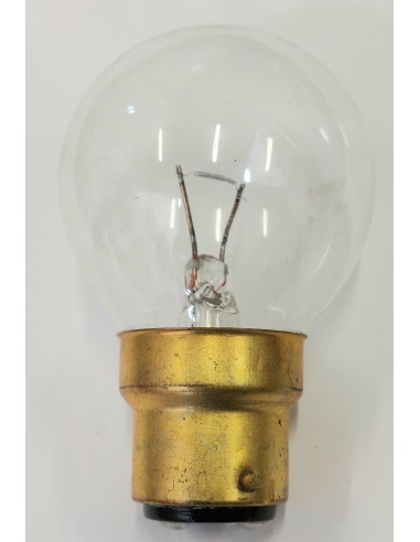 Corona incandescente esférica clara 12v 25w B22d