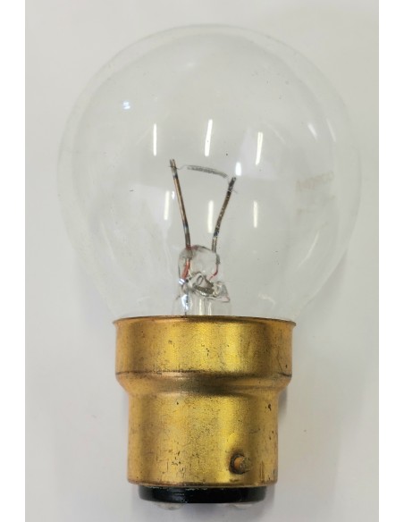 Corona incandescente esférica clara 12v 25w B22d
