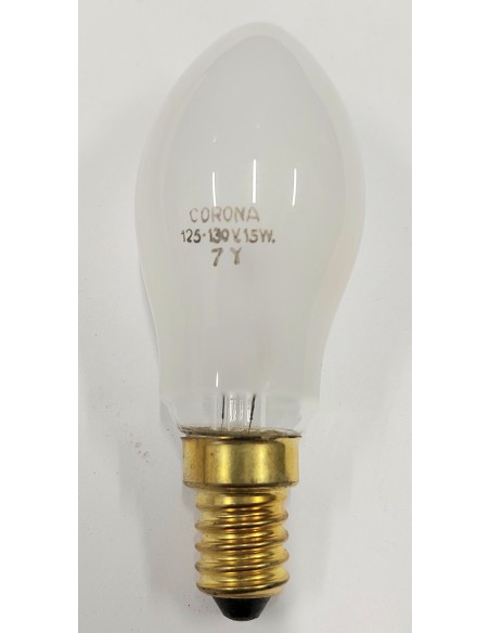 Corona incandescente vela flama mate 125v 15w E14