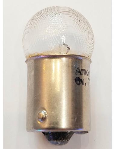 Amolux 150b lámpara auto/moto 33x17mm 6v 7w Bay15s
