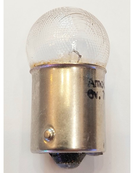 Amolux 150b lámpara auto/moto 33x17mm 6v 7w Bay15s
