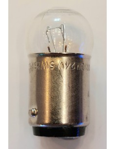 Lámpara auto/camion 32x16mm 24v 5w Bay15d