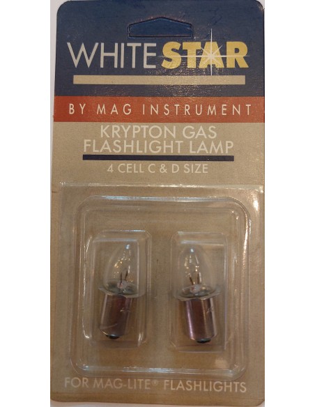 Maglite blister 2 bombillas para linterna 4 pilas tipo c y d