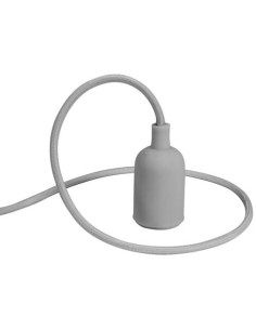 Vellight lamph01g lámpara de techo de diseño color gris E27 2