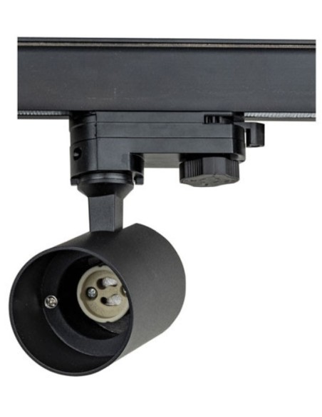 Artecta A0320015 Trenton foco carril negro GU10 trifasico