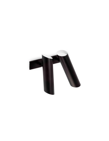 Faro 29876 aplique modelo link color negro 2xGU10