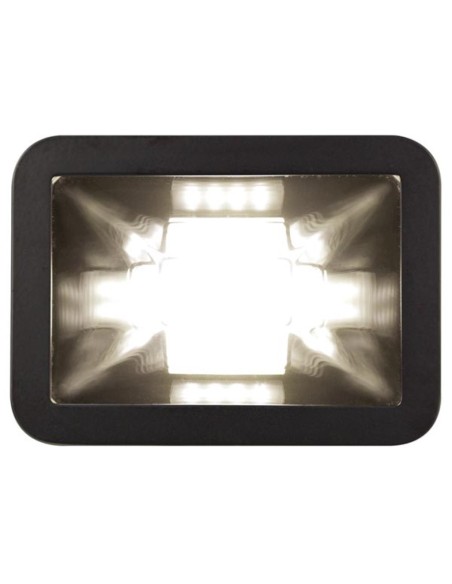 Perel leda4001nw-b foco led exterior diseño negro 220v 10w 4000k