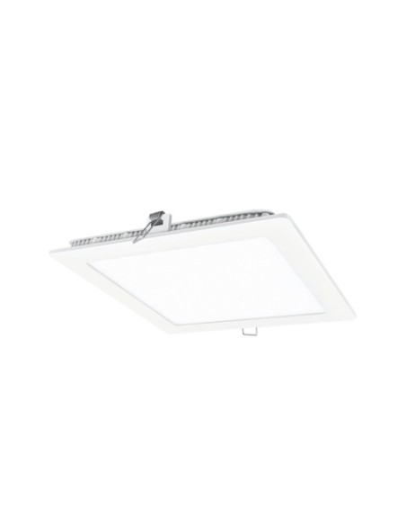 Cifralux ls-102216 downlight led cuadrado con marco blanco 220v 16w 3000k