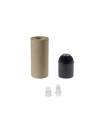 Amarcords ah902 portalámparas E27 madera 24mm