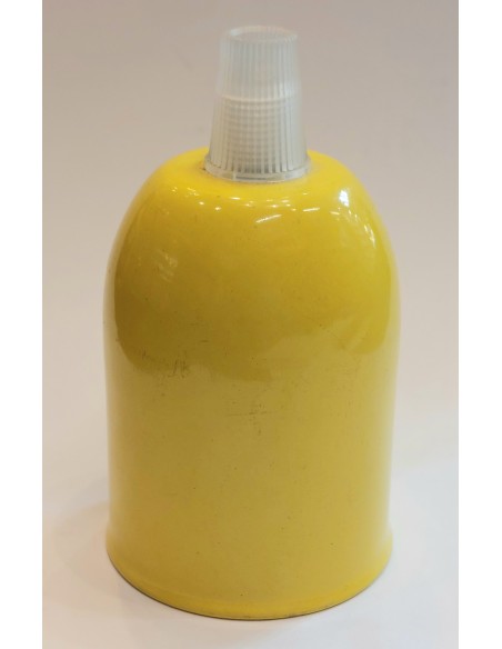 Amarcords ax931 cubrecasquillo metálico E27 color amarillo