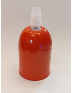 Amarcords ax930 cubrecasquillo metálico E27 color rojo