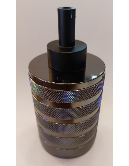 Amarcords ah641 portalámparas E40 color negro brillo