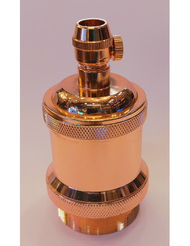 Amarcords ah016 portalámparas decorativo E27 color cobre rosa