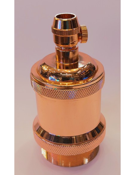 Amarcords ah016 portalámparas decorativo E27 color cobre rosa