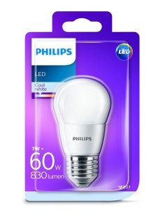 Philips 70297000 esférica led 220v 7w 4000k E27