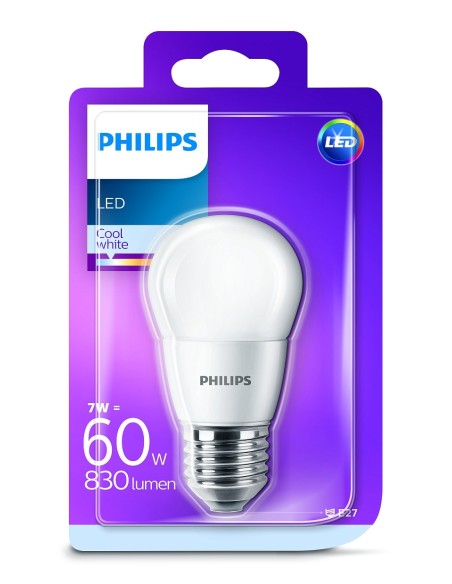 Philips 70297000 esférica led 220v 7w 4000k E27