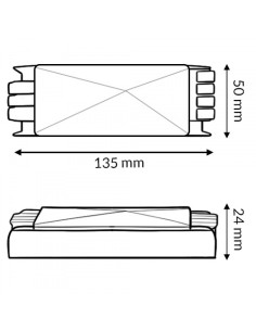 LM2551 fuente de alimentación para tiras de led 12v 100w 2