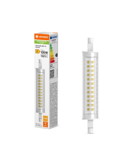 Ledvance led slim line 118 100 r7s lineal led 220v 12w 2700k R7s