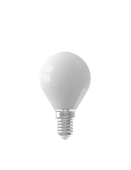 Calex 474484 esférica led opal regulable 240v 3,5w 2700k  E14