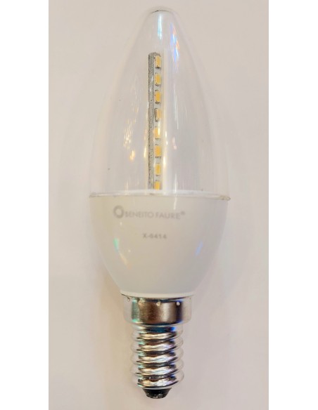 Beneito Faure vela led clara 220v 4w 2700k E14