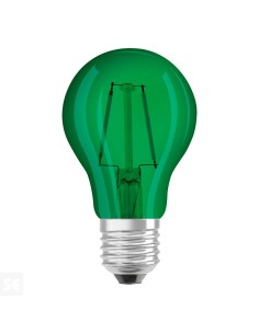 Osram led star classic a decor standard color verde 220v...