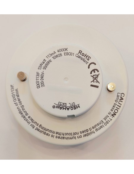 Megaman shelite bajo consumo 220v 13w 4000k GX53