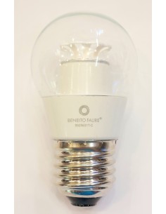Beneito Faure esférica led clara 220v 5w 2700k E27