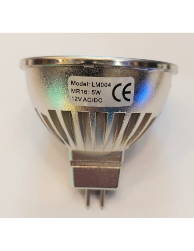 Ovalamp lm004 mr16 led 12v 5w warm white 30º GU5.3