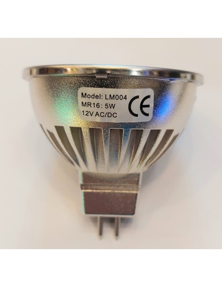 Ovalamp lm004 mr16 led 12v 5w warm white 30º GU5.3