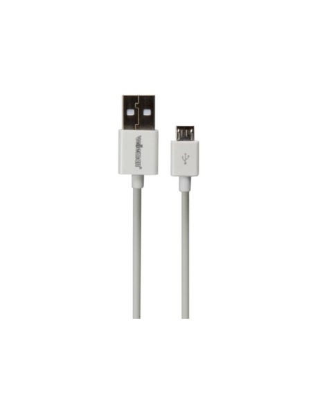 Velleman pcmp62 cable cargador 1 metro usb 2.0 a micro usb color blanco