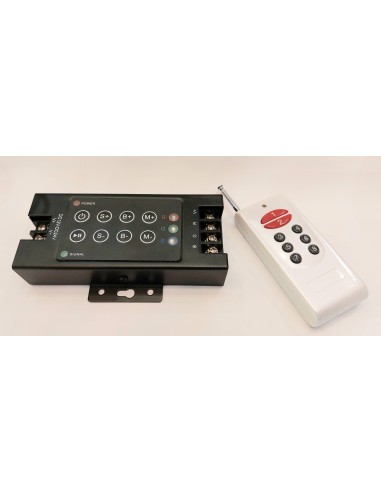 bk110 controlador con control remoto para tiras de led rgb