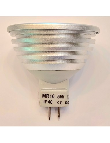 Impact bombilla led mr16 12v 5w rgb G5.3