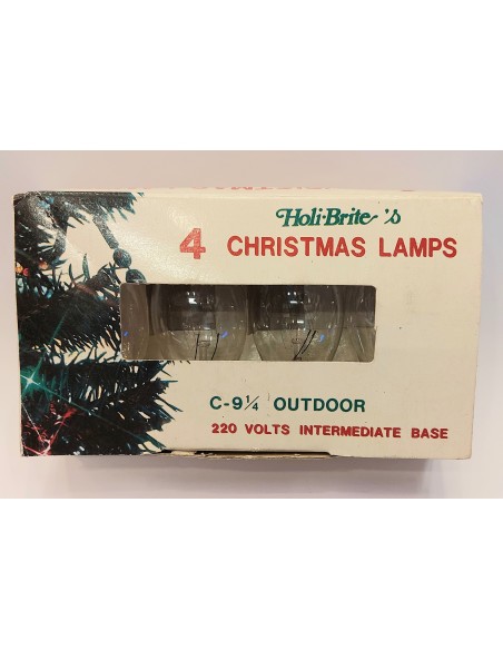 Holibrite blister 4 undidades vela clara 220V E17