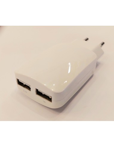 Velleman psseusb14w cargador usb con 2 conexiones