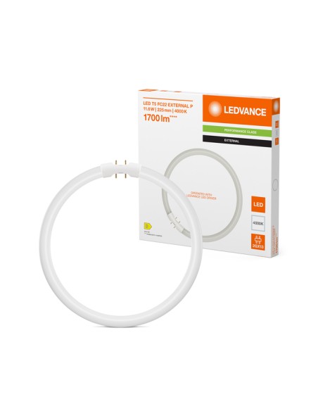 Ledvance led t5 fc22 external p performance class tubo led circular t5 220v 11,6w 4000k 2GX13