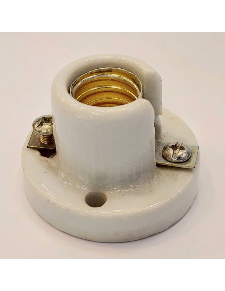 Portalamparas E14 ceramico base