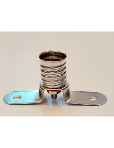 Portalámparas de base metálico E10